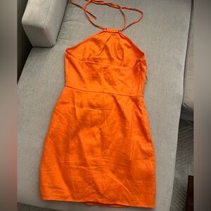 REFORMATION DORY LINEN DRESS